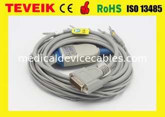 Nihon Kohden EKG Cable for BSM-2301, BSM-2353, BSM-5100 12 pin 10 lead wire