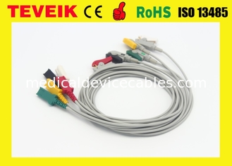 SPACELABS 700-0007-01 patient monitor ECG Cable 3 leads Clip AHA
