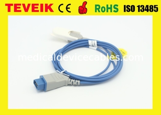 Factory Price of Medical Nihon Kohden JL-900P SpO2 Sensor Extension cable, 14pin to NK 9pin Spo2 adapter cable