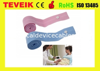 Latex Free M2208A Fetal Monitor Belt  CTG Belts with Button 6cm*120cm with RoHS Compliant