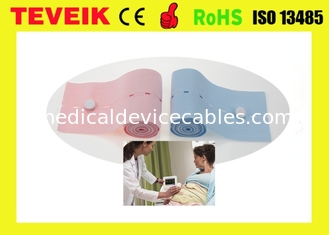 Disposable CTG belt, fetal monitor belt, elastic abdominal transducer belt