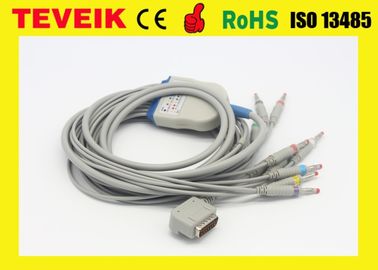 Kenz EKG Cable for ECG 108/110/1203,1205 10 lead wire DB 15 PIN